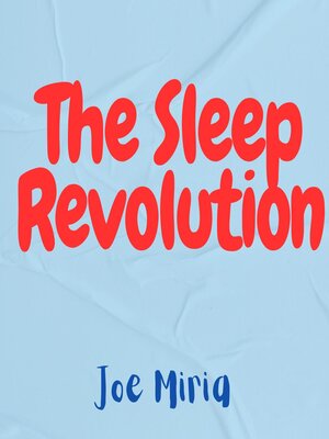 cover image of The Sleep Revolution